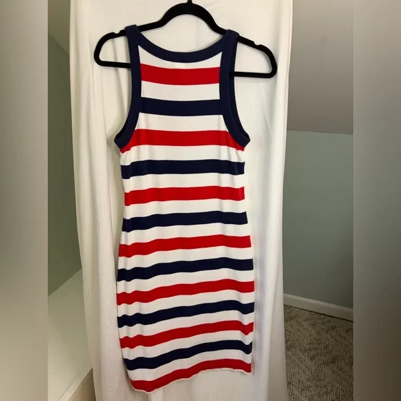 GAP Sleeveless Striped Dress - Red, Navy & White size small - Picture 3 of 8